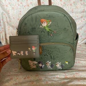 Peter Pan loungefly backpack